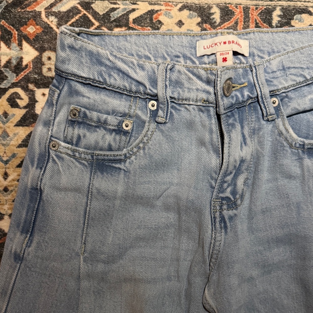 Lucky Brand Light Blue Flare Jeans - Picture 3 of 5
